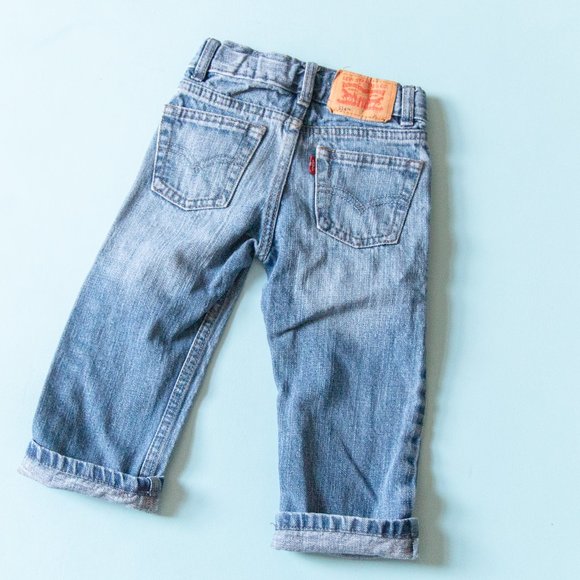 Levi's Kids 514 Straight Medium Wash Blue Jeans - Picture 5 of 6